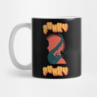 Sax Punk, Punker Saxophonist, Punkrock Sax Mug